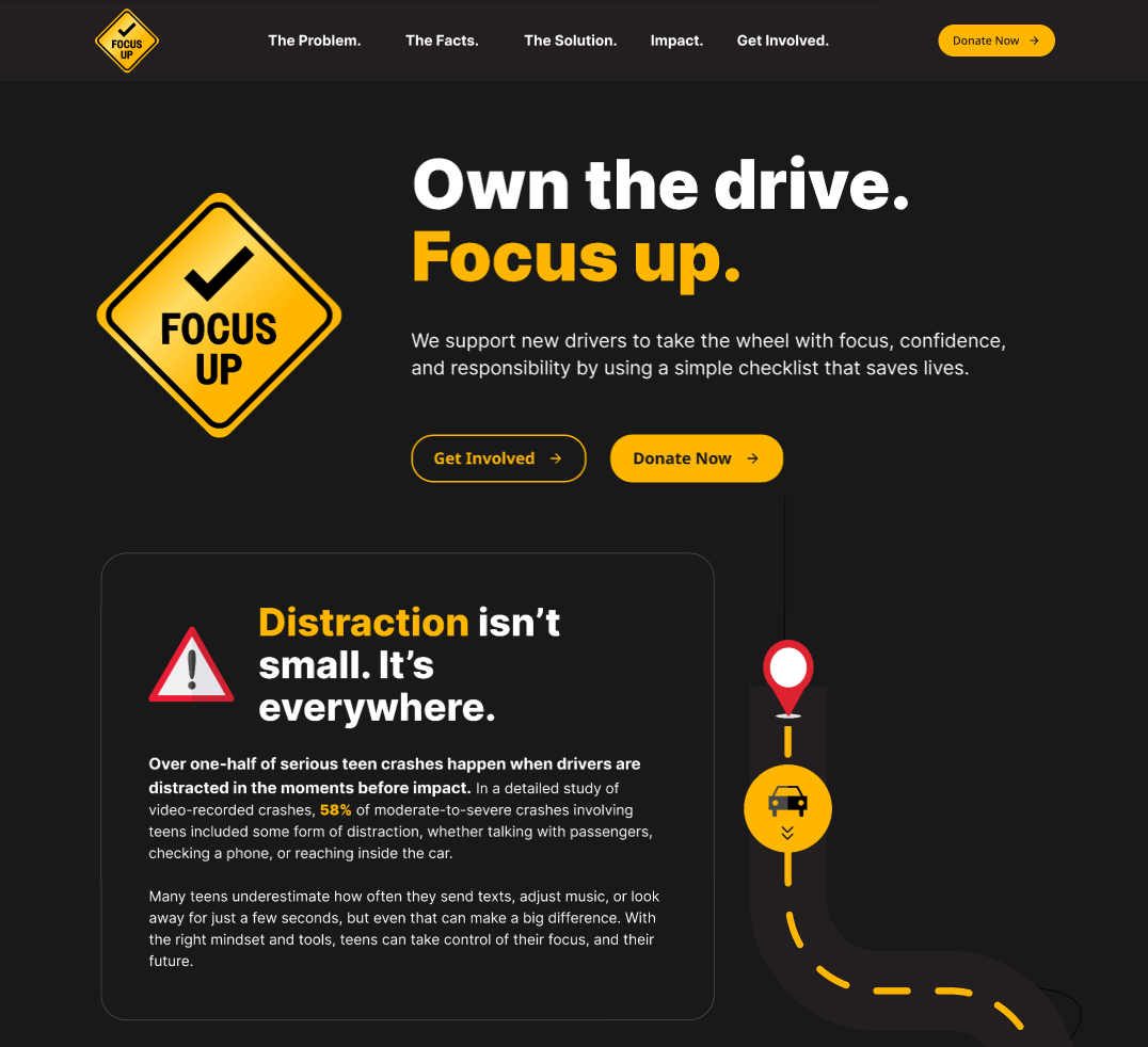 Landing Page & Motion