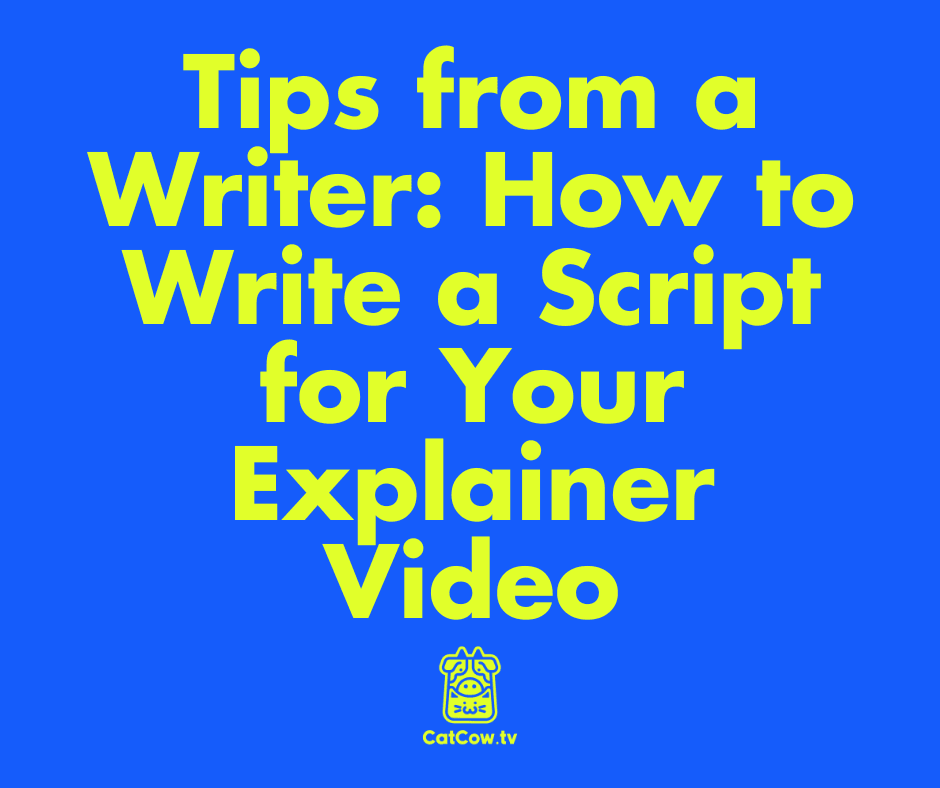 Tips from a Writer: How to Write a Script for Your Explainer Video