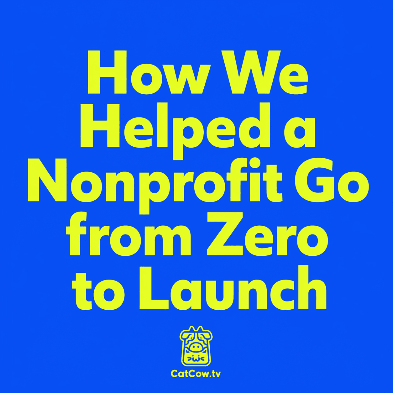 From idea to launch: Nonprofit branding & website case study (FocusUp)