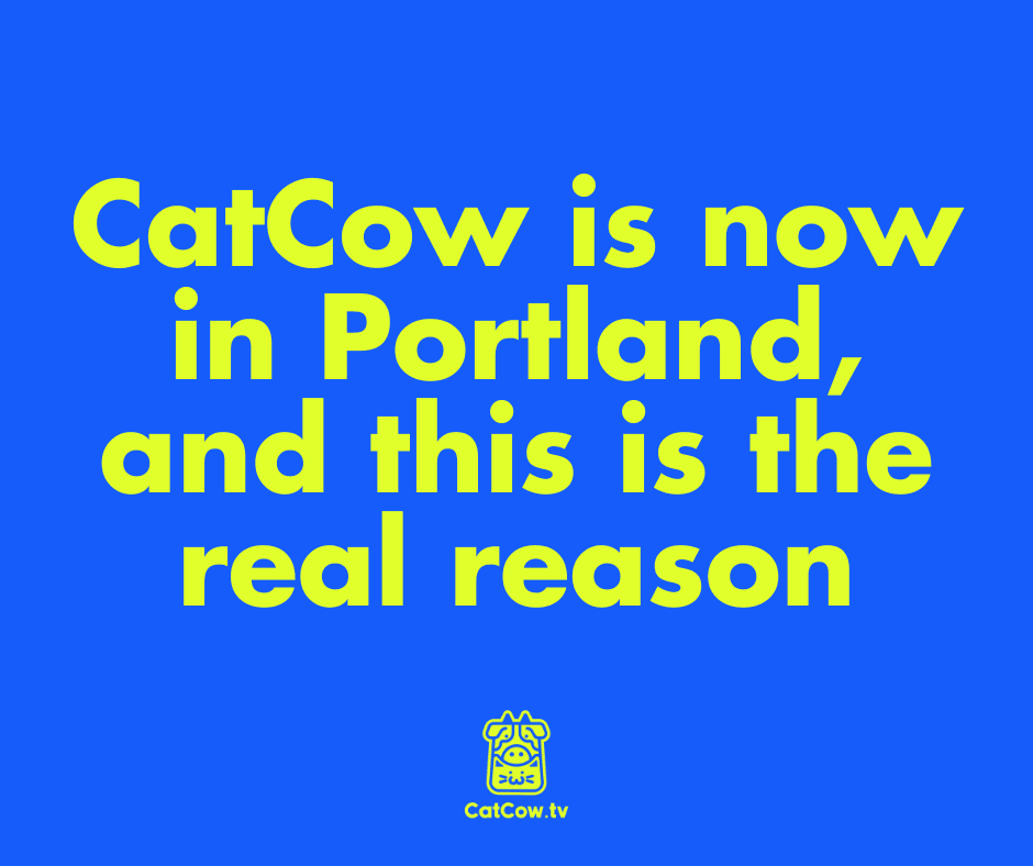 CatCow is now in Portland, and this is the real reason